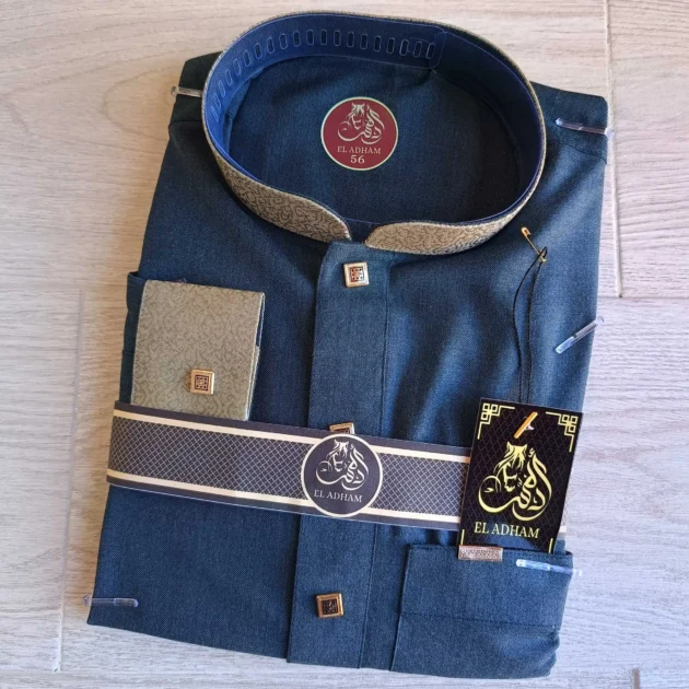 قميص الأدهم شتوي - موتيف - كول مفتوح